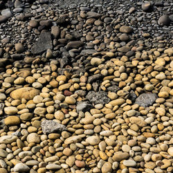 Full frame shot of pebbles