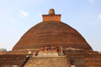 Low angle view of a temple