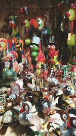 Close-up of market stall for sale