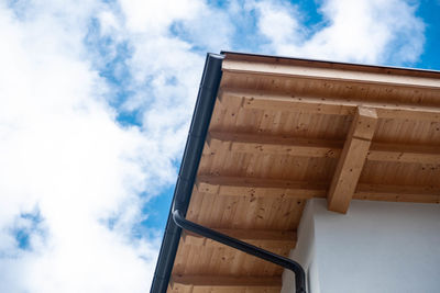 Low angle view of building against sky