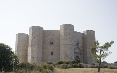 Low angle view of old ruins