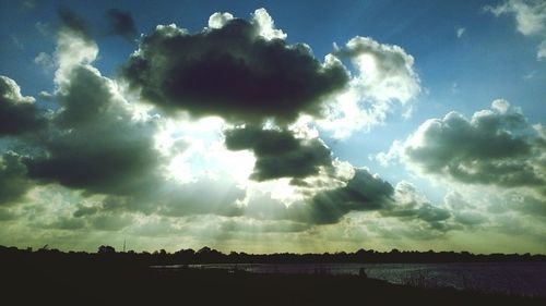 Scenic view of cloudy sky