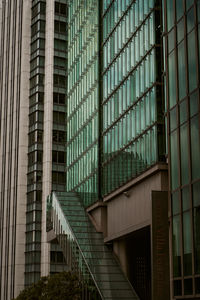 Low angle view of modern buildings