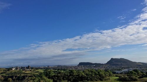 Scenic view of landscape against clear sky