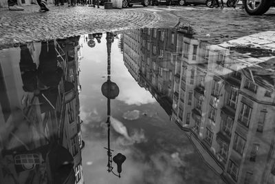 Low angle view of buildings against sky