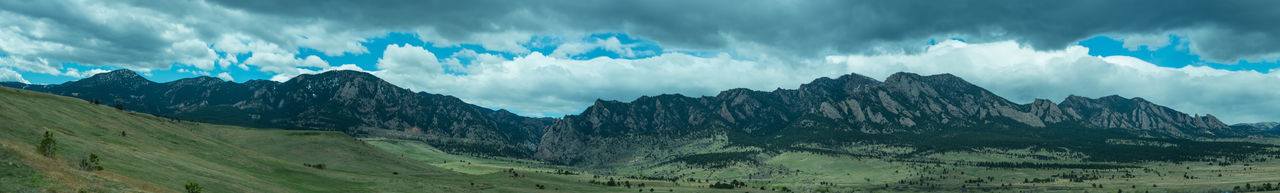 Panoramic view of landscape against sky