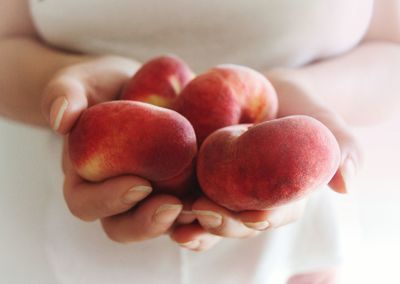 Close-up of peaches