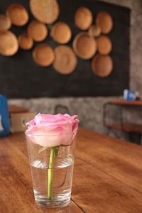 Close-up of drink on table