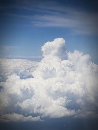 Low angle view of clouds in sky