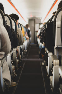 Interior of plane