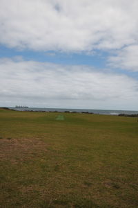 Scenic view of landscape against sky