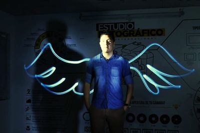 Close-up of woman standing in pond