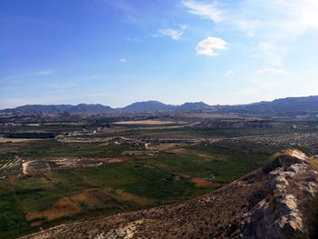 Scenic view of landscape against sky