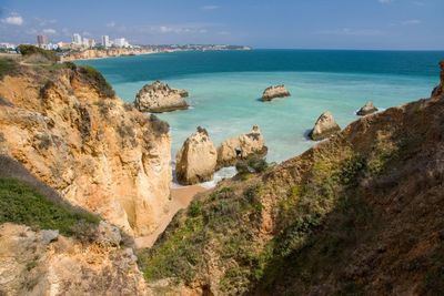 Panoramic view of sea against sky