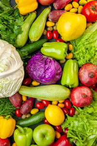 Full frame shot of vegetables