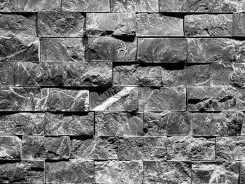 Full frame shot of stone wall