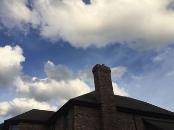 Low angle view of castle against sky