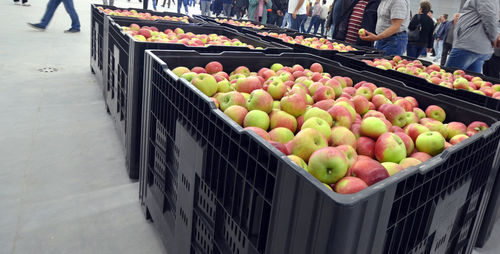 Fruits for sale at market stall