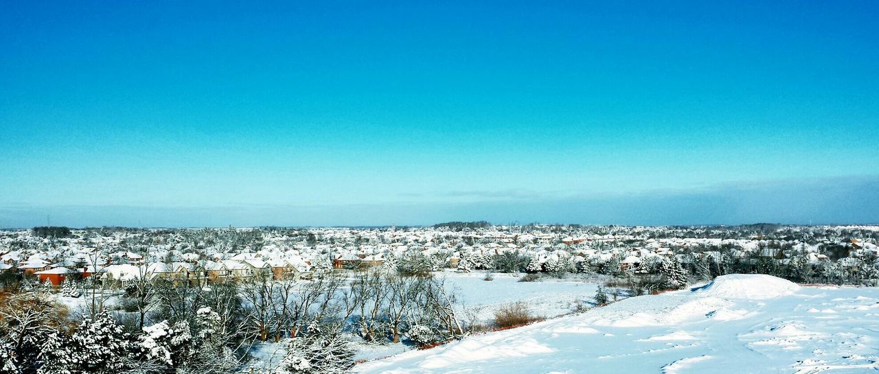 snow, winter, cold temperature, copy space, blue, clear sky, scenics, tranquil scene, tranquility, beauty in nature, water, nature, season, landscape, sea, idyllic, covering, frozen, sky, weather