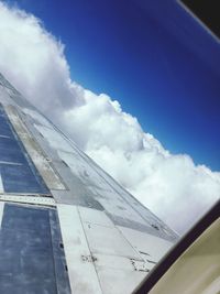 Low angle view of clouds in sky