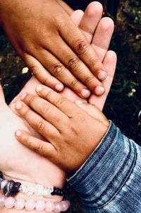 Close-up of hands