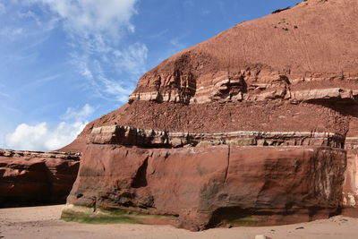 View of rock formations