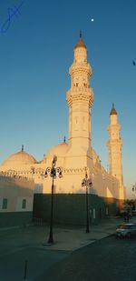 View of historic building against clear sky