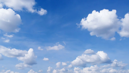 Low angle view of clouds in sky