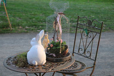 View of birds in park