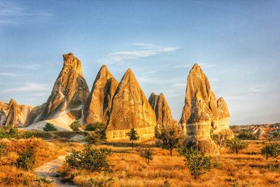 Panoramic view of landscape against sky