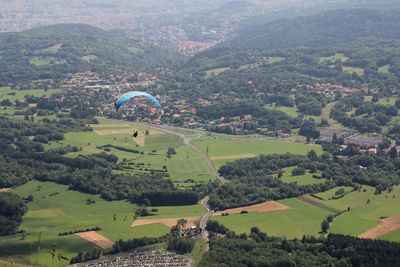 Aerial view of landscape