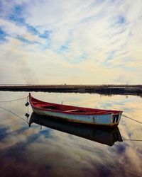 Boats in sea