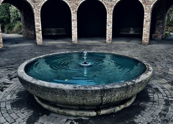 Fountain in patio