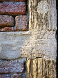 Close-up of brick wall