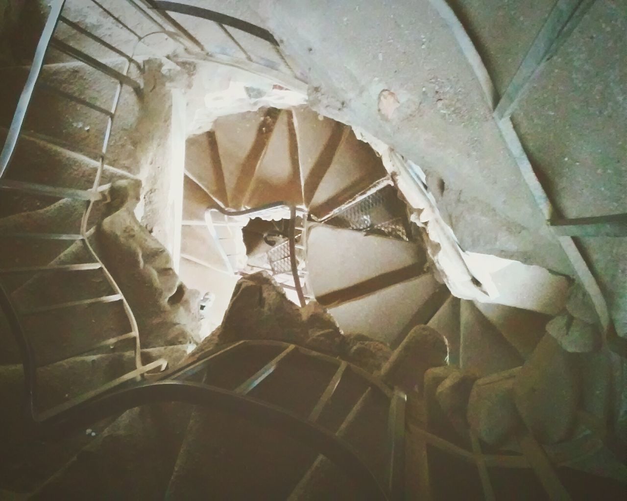 indoors, ceiling, low angle view, pattern, built structure, no people, architecture, interior, wall - building feature, close-up, day, arch, full frame, hanging, design, backgrounds, window, abandoned, building, high angle view