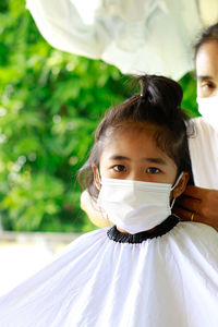 Portrait of happy girl