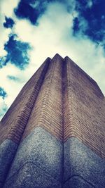 Low angle view of built structure against sky