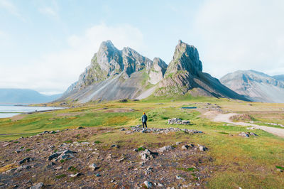 The majestic eystrahorn peak of iceland