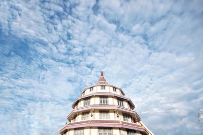 Low angle view of building against sky