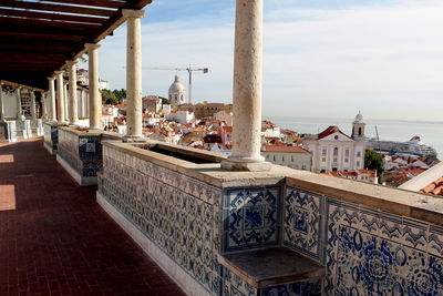 Panoramic view of buildings against sky