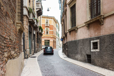 Street amidst buildings in city