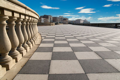 View of historic building against cloudy sky