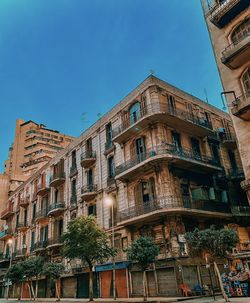 Low angle view of building against sky