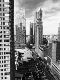 Cityscape against sky