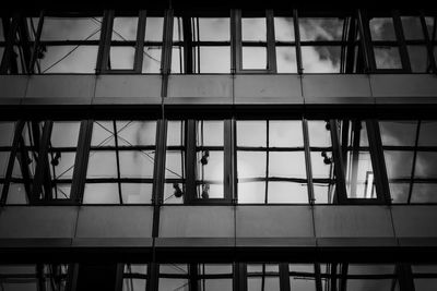 Low angle view of glass building