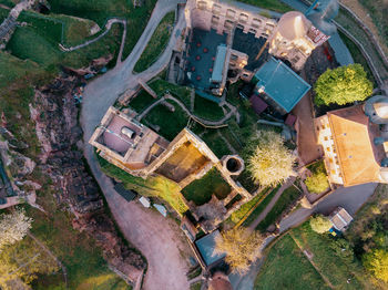 High angle view of cityscape