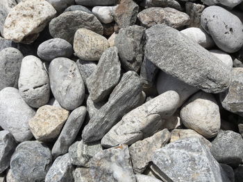 Full frame shot of pebbles