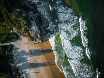 Aerial view of beach