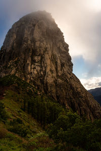 Scenic view of rocky mountains against sky