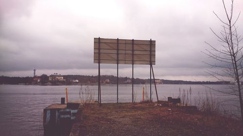 Built structure against cloudy sky